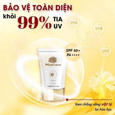 Kem chống nắng hoàng cung magic skin