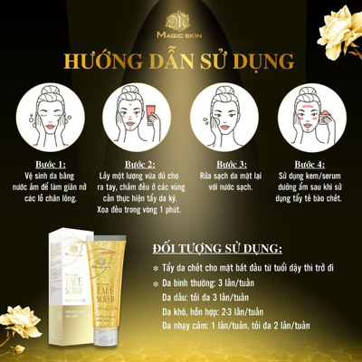 Tẩy da chết Magic dịu nhẹ