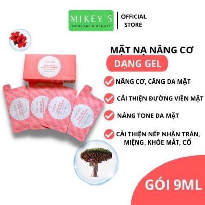 Mặt nạ trẻ hoá - xoá nhăn chảy xệ - trắng da 1 hộp 4 gói dạng gel