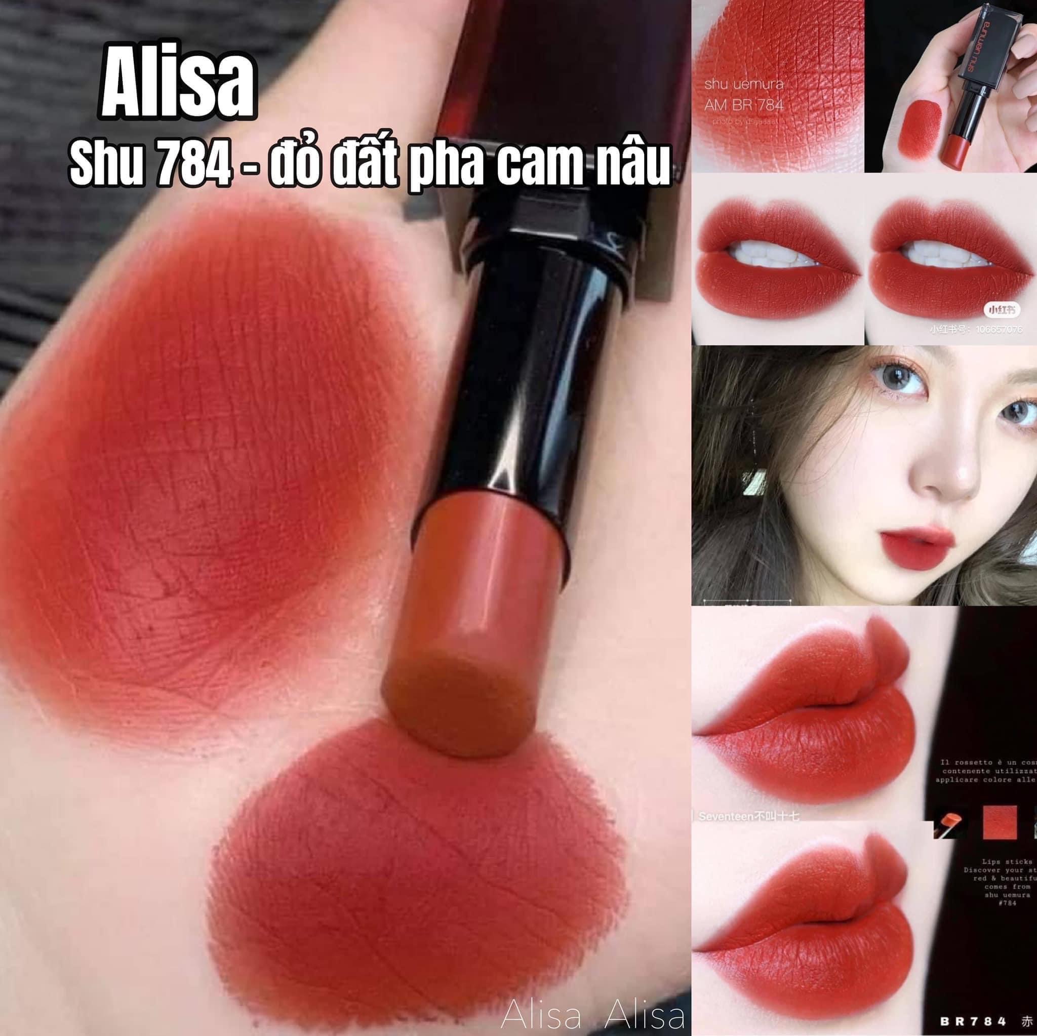 Son Shu Màu 784 - Nâu Đất pha Cam Nâu