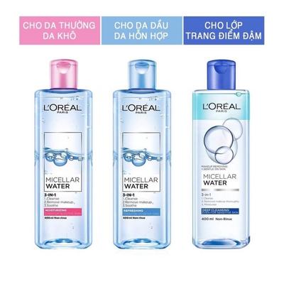 Nước tẩy trang Loreal 500ml