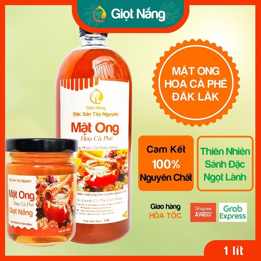 Mật ong hoa cà phê chai 1 lít