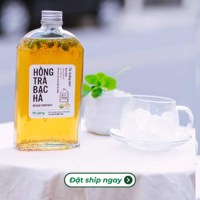 Hồng Trà Bạc Hà 500ml/ Chai