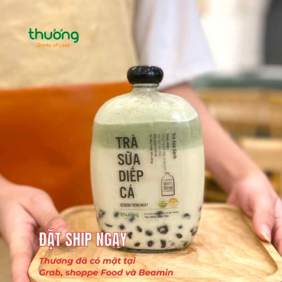 Trà Sữa Diếp Cá 350ml/ Chai