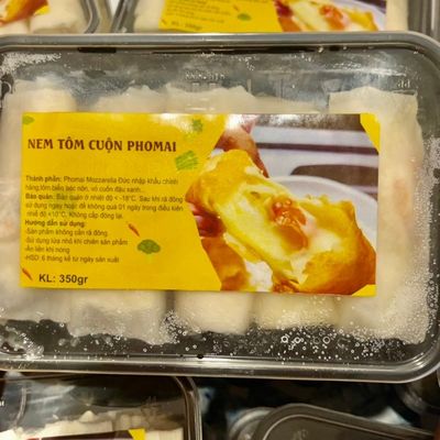 Nem tôm cuộn phomai/sét