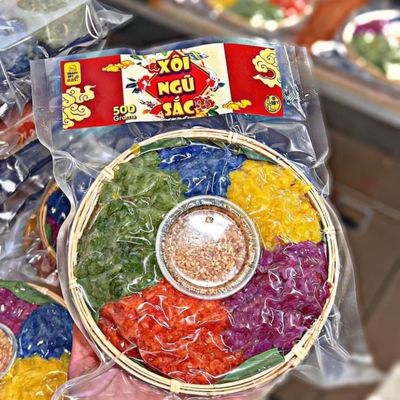 Xôi ngũ sắc Tây Bắc/ mẹt