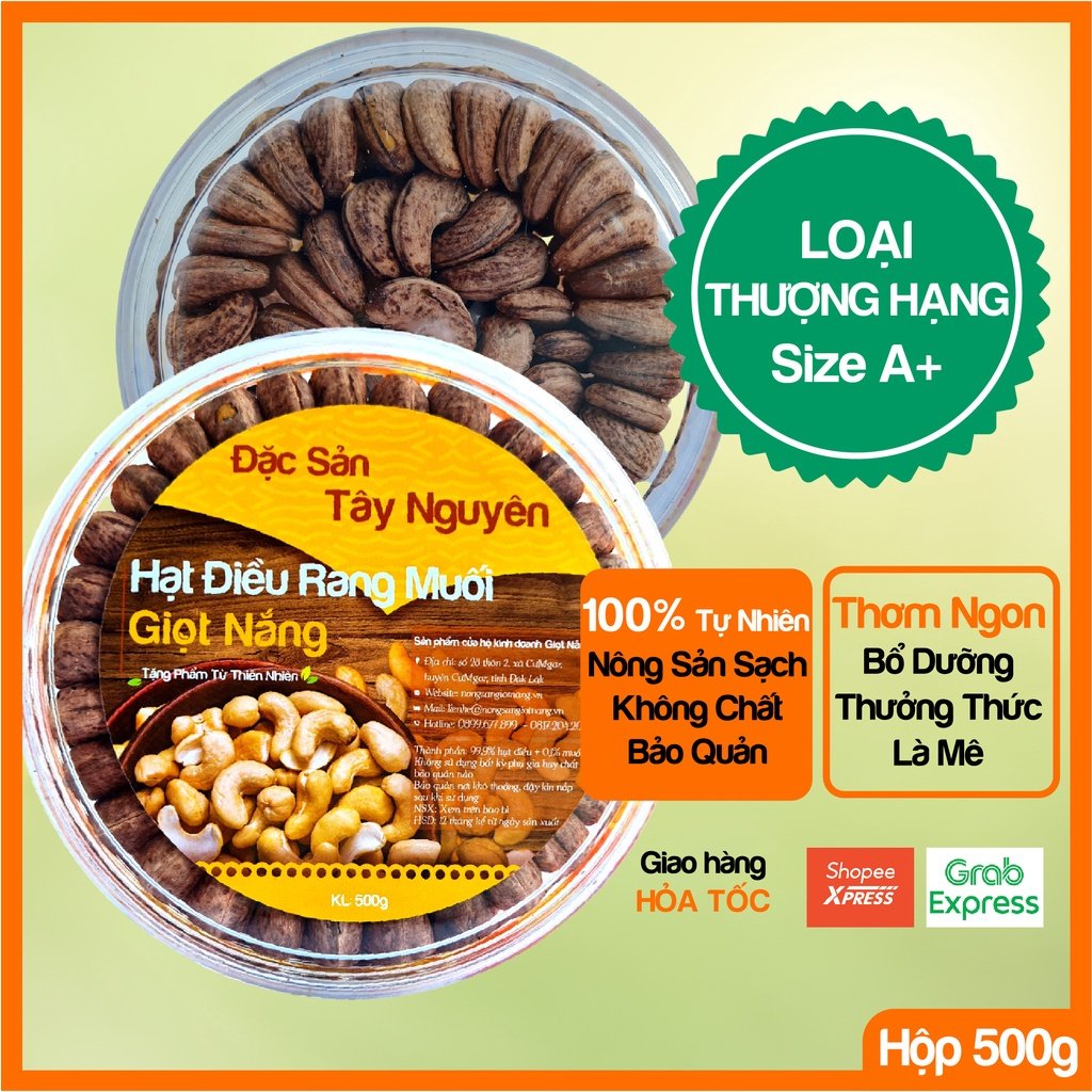 Hạt điều rang muối xếp hoa 500gr