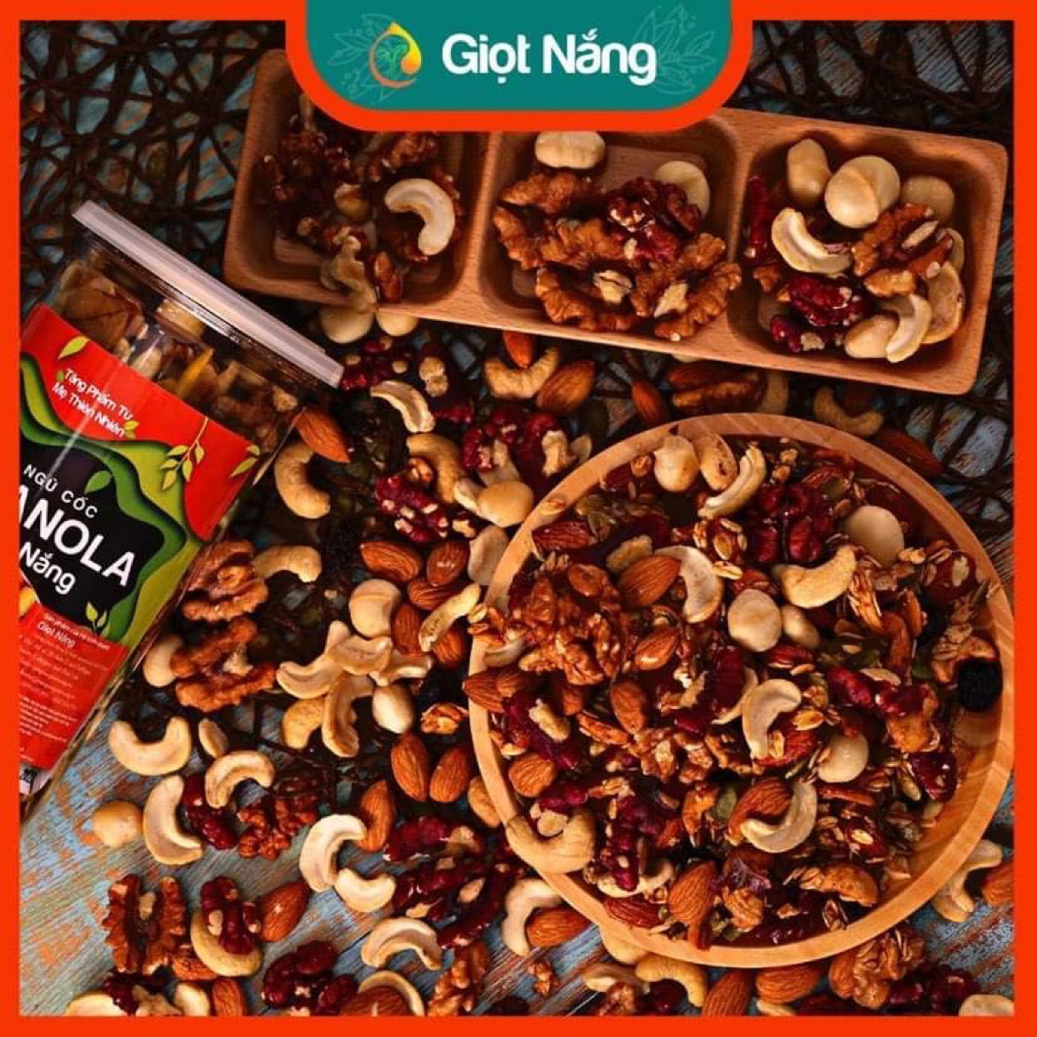 Granola siêu hạt 85% hộp 500gr